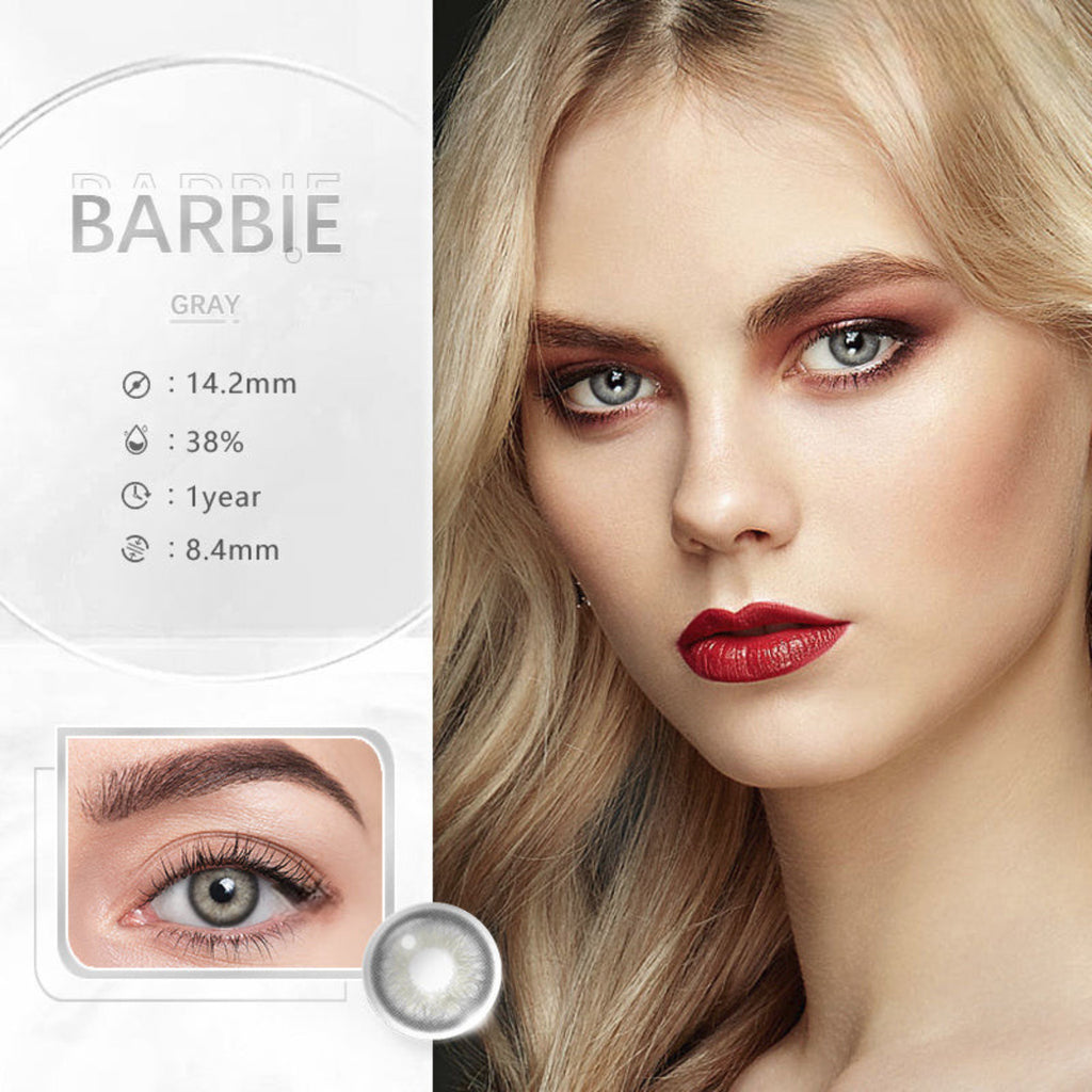 Barbie Gray Cosmetic Colour Contact Lenses