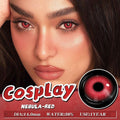 Nebula Red Cosplay Colour Contact Lenses