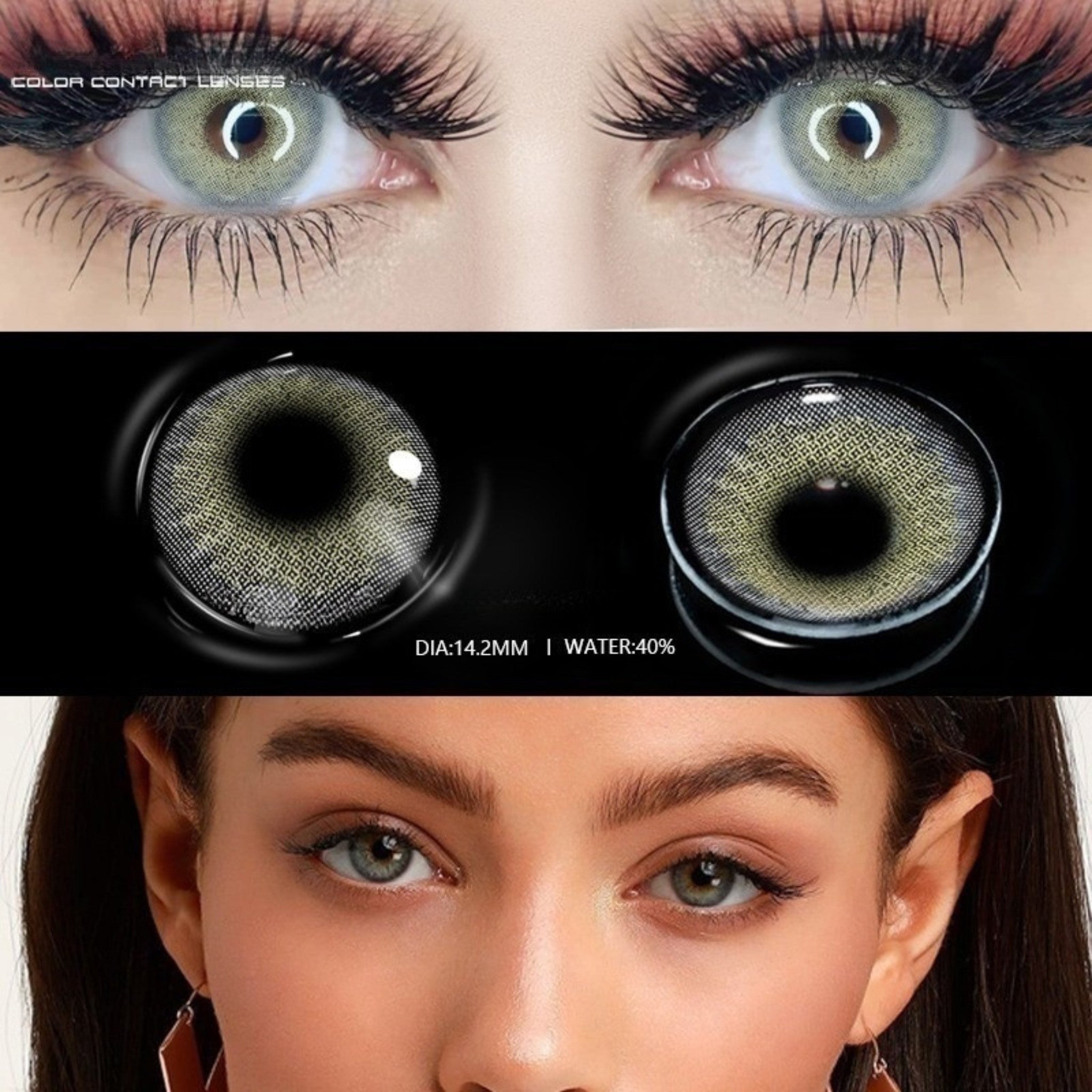 OMG Brown Cosmetic Colour Contact Lenses